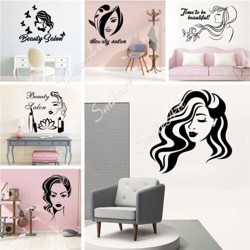 Cartoon Beauty image Wall Art Decal Wall Stickers Pvc Material For Kids Rooms Decoration Vinyl Mural Decal