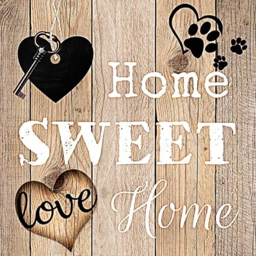 35x35 Family and Love DIY Diamond Painting By Numbers in Canvas for Home Decoration and Gift