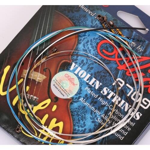 Alice A709 Performing Class Violin Set String Violin String G Silver-plated Winding String