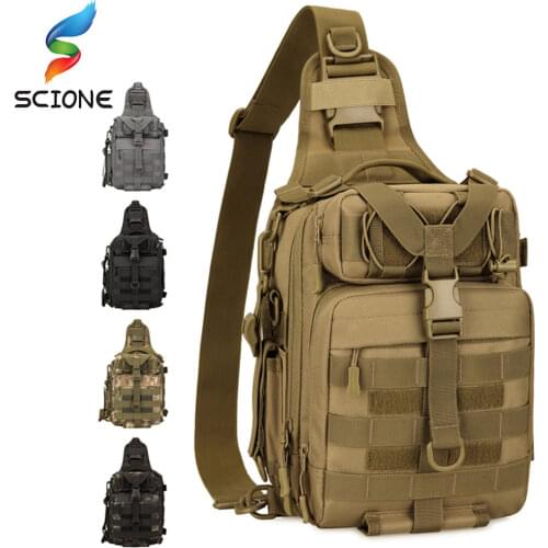 Nylon Fishing Bag Multifunctional Waterproof Durable Single Shoulder Bags Outdoor Camping Hiking Gear Climbing Tackle XA171Y