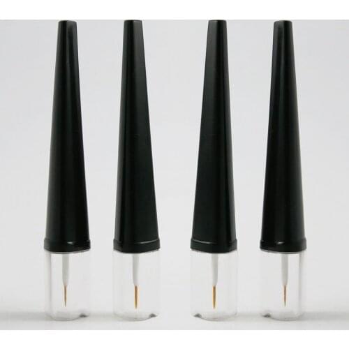 20 x 10ml Clear Mini Cosmetic Empty Eyelashes Tube Mascara Eyeliner Vials Bottle Makeup Organzier Container With Brush Plugs