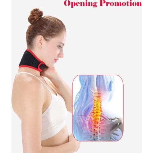 1PC Self Heating Neck Belt Relieve Neck Pain Spontaneous Tourmaline Neck Massager Warm Massage Cervical Pain Therapy Treatment
