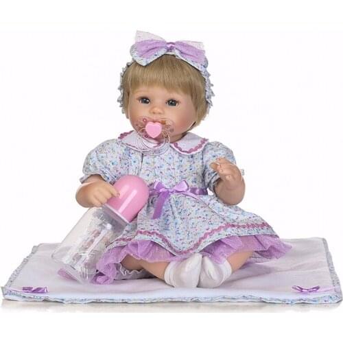 Siliconel reborn dolls 40cm Lifelike Babies accompany Dolls Emulation Dolls play house toy Appease doll Childrens gifts