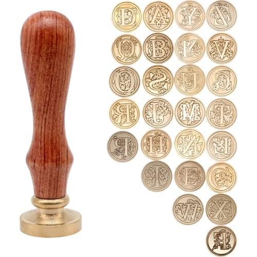 Classic Diy Letter Wax Seal Stamps Retro Metal Decorate Birthday Card Sealing Wax Stamp Handcrafts Wedding Invitations