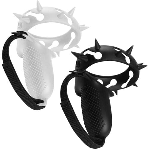 VR Accessories Protective Cover For Oculus Quest 2 VR Touch Controller Case With Knuckle Strap Handle Grip For Oculus Quest 2