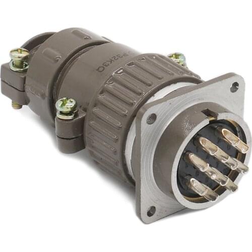 ZHQCN Electronic IP67 Female Plug Male Socket Waterproof 12 Pin Connector Aviation LED Solar Energy Panel Mount Wire to Board