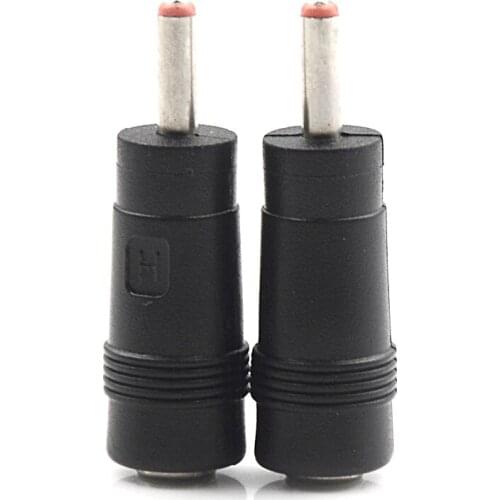 2pcs DC Power Plug Connector Socket Adapter 5.5*2.1 Female To 3.5*1.35mm Male Lighting Accessories