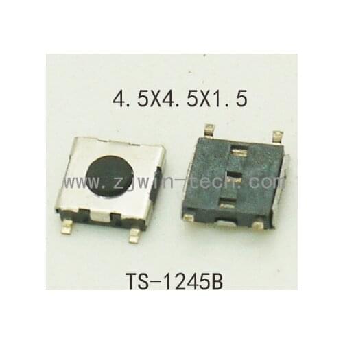 50PCS 4.5X4.5X1.5mm Mini Push Button Switch Momentary Tact Switch Audio Button Speaker Key button
