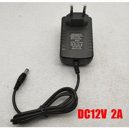 DC12V 2A Power Adapter For Security Camera Led Lamp 5.5x2.1mm Port
