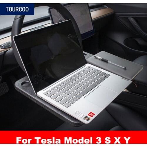 Car Steering Wheel Table Board For Tesla Model 3 Y S X Laptop Holder Tray