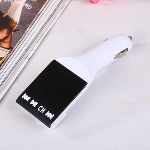 Wireless Handsfree FM Transmitter Car Kit MP3 Music Player Adapter LCD Display USB TF Remoto Car Charger