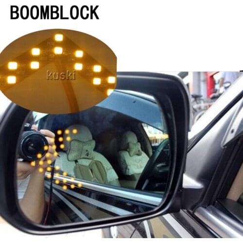 BOOMBLOCK 2pcs/set Car Mirror Turning H7 LED Lights For Saab Chevrolet Cruze VW Passat B5 B6 B7 Toyota Corolla 2008 RAV4