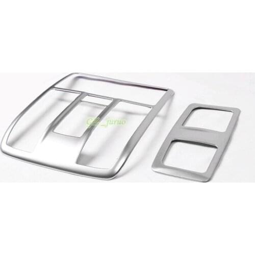 For Mazda CX5 CX-5 2012-2014/Mazda3 2014 2015 Front + Rear Reading Lamp Trim ABS Chrome 2pcs
