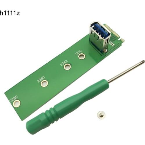 10pcs NGFF M.2 to PCI-E X16 Slot Transfer Card Mining Pcie Riser Card for 2242/2230/2260/2280 mm M2 NGFF riser Extension card