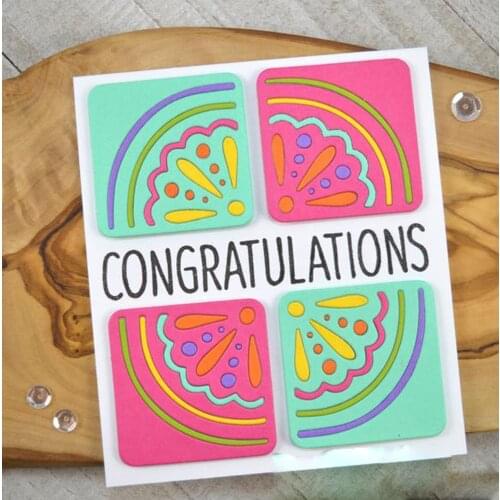 Ingrid Backsplash Frame Metal Cutting Dies Stencils for DIY Scrapbooking Photo Album Decorative Embossing Card Crafts Die Cut