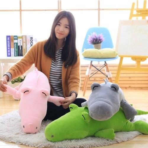 Fancytrader Cute Plush Crocodile Toys Giant Stuffed Animals Doll Crocodile 90cm 35inch for Kids Gifts