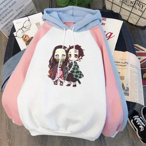 Kpop Oversize Cute Cartoon Nine Palace Sweatshirt Kawaii Cartoons Hoodies Top Clothes Hoody Winter Womens Hoodies Full Lover