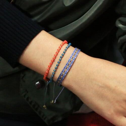 QUANCHI New Crystal Stone Beads Bracelet for Women Fashion Handmade Beaded Bracelets Chic Women Friendship Jewelry