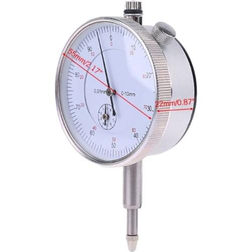 New Measurement 0.01mm Accuracy Instrument Dial Precision Tool Indicator Gauge 875F
