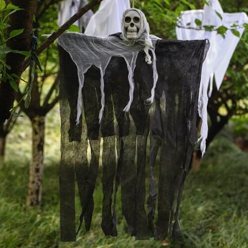 Hanging Halloween Decorations Hanging Grim Reaper Ghost Skeleton Decor Tree Outdoor Skeleton for Yard Outdoor Indoor Party