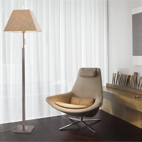 2019 New European Style Fabric Floor Lamp Bedside Study lamparas de pie