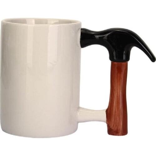 Creative Ceramic Hammer Cup Unique Hammer Design Coffee Mug Cup