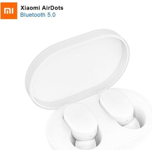 Xiaomi Mijia Airdots TWS Wireless Bluetooth 5.0 In Ear Earphone Youth Version stereo bass With Mic Handsfree Earbuds AI Control