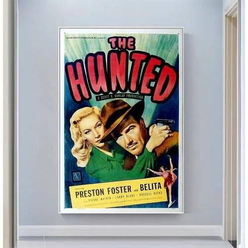 V2016 The Hunted Vintage Classic Movie Wall Silk Cloth HD Poster Art Home Decoration Gift