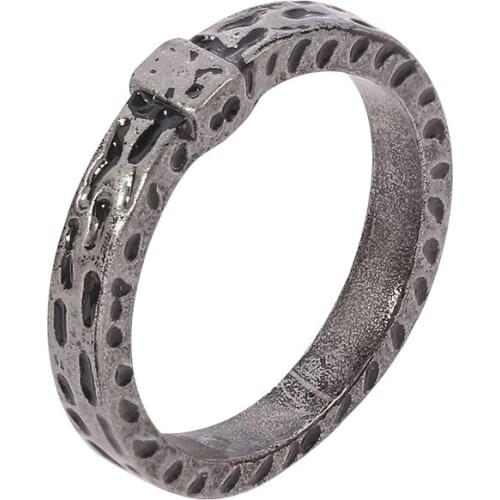Vintage Outlander Themed Charm Ring Temperament Jewelry Men Rings Handmade Retro Finger Chain For Women Men Gift Free Shipping