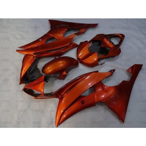 YZF600 R6 2008 - 2015 Fairings for YAMAHA YZFR6 13 12 Bodywork YZF R6 2010 Orange Red Black Fairing Kits