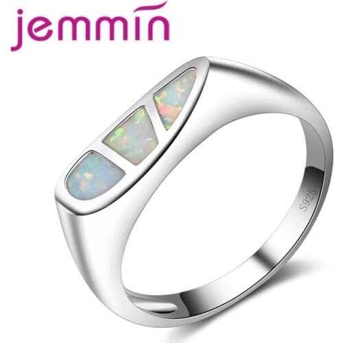 New Arrival 925 Sterling Silver Fire Opal Ring for Women Party Cocktail Ring Elegant Vintage Jewelry Mothers Day Gift