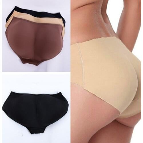 Women Soft Seamless Sexy Enhancer Hip Up Briefs Panties Knickers Buttock Backside Silicone Bum Padded Butt Underwear