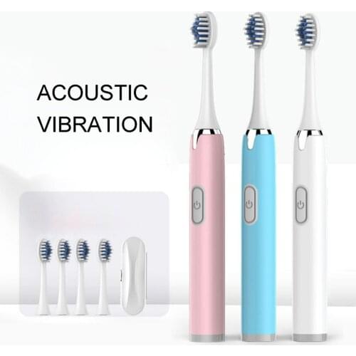 Sonic Electric Toothbrushes Smart Timer Toothbrush IPX7 Waterproof Tooth Cleaning Brush For Adults Kid