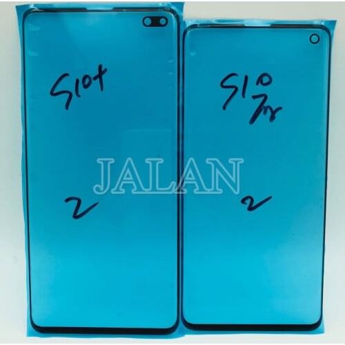 2pcs Front Glass LCDTouch Screen For S10 Plus g935 Glass Panel Outer Glass Replacement For Digitizer Display Repair Remove