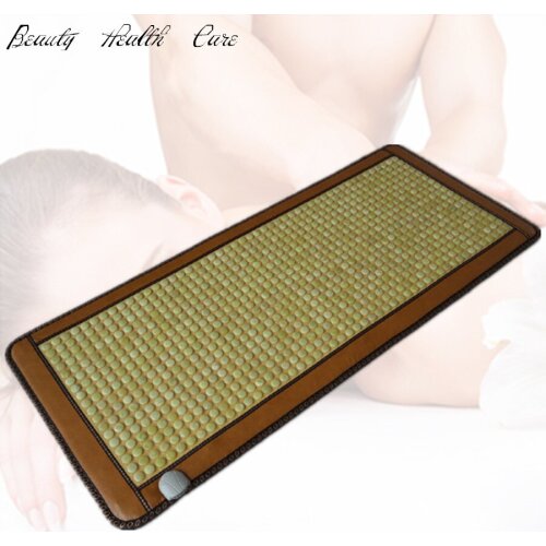 2020 best present for parents Beauty Care natural heating jade mattress health sleeping mat cushion free shipping from China