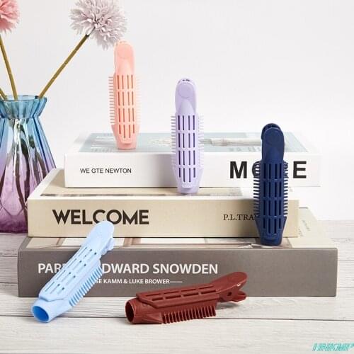 4pcs Professional Hair Root Rollers Clips Natural Fluffy Naturally Hair Curler Twist Wave Fluffy Plastic Hair Styling Tools