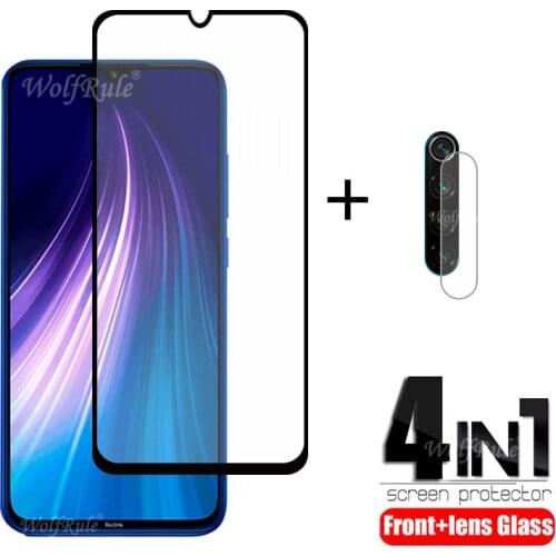 4-in-1 For Redmi Note 8 T Glass For Xiaomi Redmi Note 8T Tempered Glass HD Screen Protector For Redmi 9A 9C Note 8 9 S Pro Glass