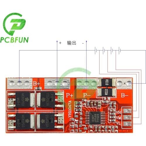 4S 30A Li-ion Lithium Battery 18650 Charger Protection Board Module Overcharge Over Short Circuit High Current Protection 16.8V