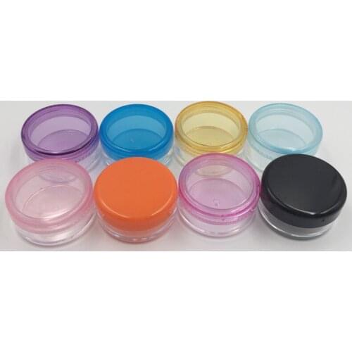 FreeShipping 100pcs 5ml 5g cosmetic sample container, empty cream containers,empty cosmetic storage containers,lip balm tube 5ml