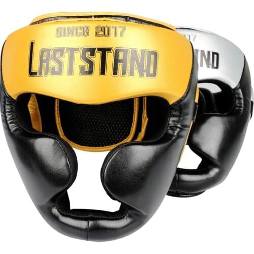 Golden M/L Kids Youth/Adults Women Men Boxing Helmets MMA Muay Thai Sanda Karate Taekwondo Head Gear Head Protector DEO HeadGear
