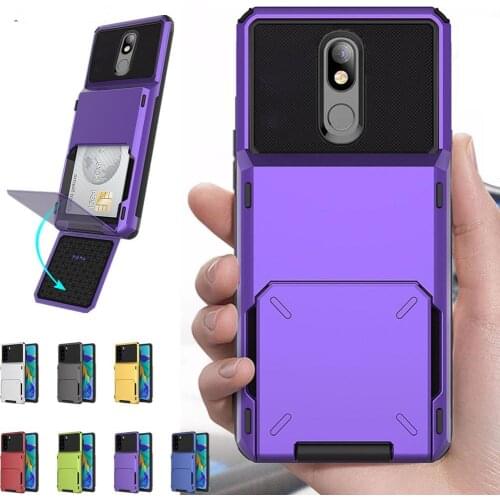 For LG K40 Stylo 5 6 P40 P40 Pro Case Flip Card Slots Business Armor Case For Huawei P20 P30 P40 P30pro Lite P Smart 2019 Cover