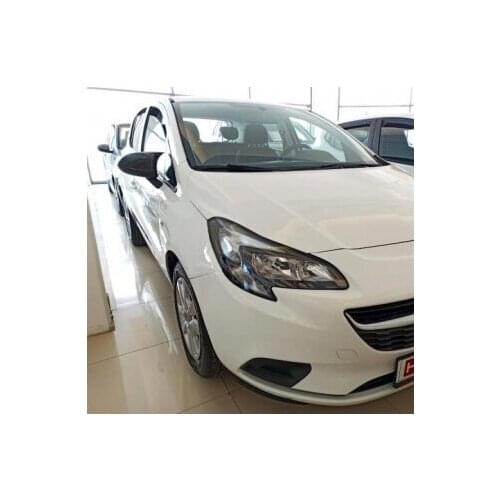 For Opel Corsa E Batman Mirror Cover 2014 2015 2016 2017 2018 2019 Piano Black 2 Pcs. Right-Left