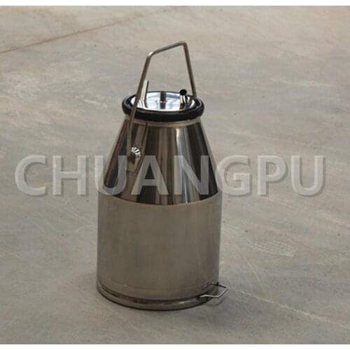 25L Stainless Steel201 Milk Can, Milk Bucket for Goat Milking Machine