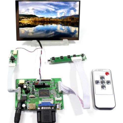 HD MI VGA 2AV Lcd controller Board VS-TY2662-V1 with Remote controller, 5.6inch 1024x600 LTD056ET3A lcd panel