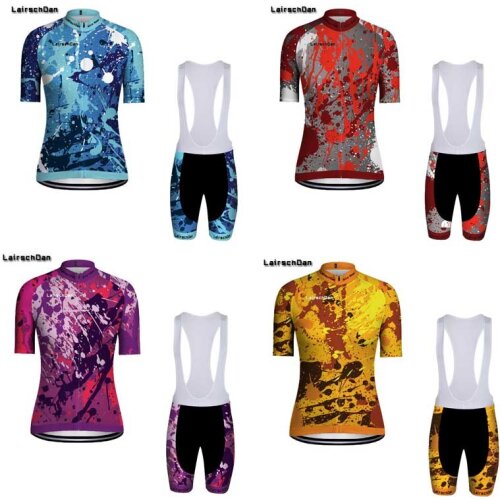 SPTGRVO Lairschdan 2019 Women Enduro Bike Jersey Set Bicycle Clothes Suit Cycling Clothing Cycle Kit Pro Summer Mtb Outfit