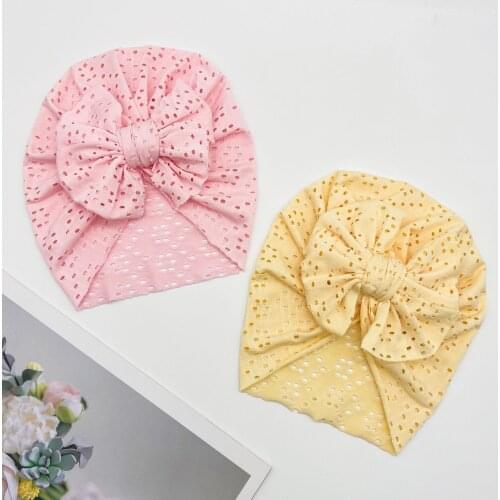 Cute Flower Baby Hat Soft Cotton Baby Girl Hat Turban Infant Toddler Newborn Baby Cap Bonnet Headwraps Kids Beanie Headband