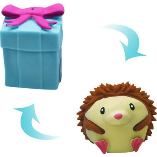 Reversibles Surprise Boxes Cute Cartoon Animal Squeeze Fidget Toys Decompression Antistress Funny Silicone Novelty Children Gift
