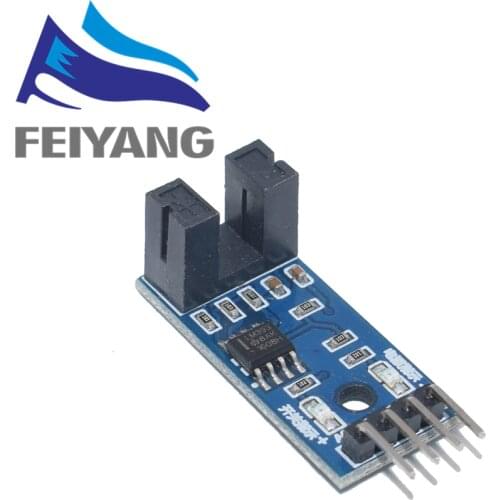 Speed Sensor Module Tacho Sensor Slot-type Optocoupler Tacho-generator Counter Module for arduino Diy Kit