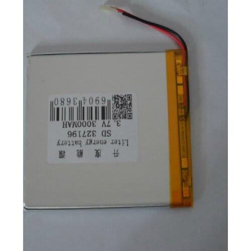 Low-cost supply of high -capacity lightweight and durable tablet shipping large battery 327196 3.7V 3000mah 307095
