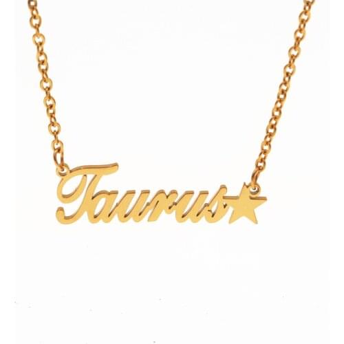 Constellation Necklace Aquarius Aries Cancer Capricorn Gemini Leo Libra Pisces Sagittarius Scorpio Taurus Virgo Zodiac Necklace